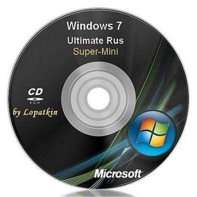 Windows 7 Ultimate SP1 x86 RU SuperMini на CD